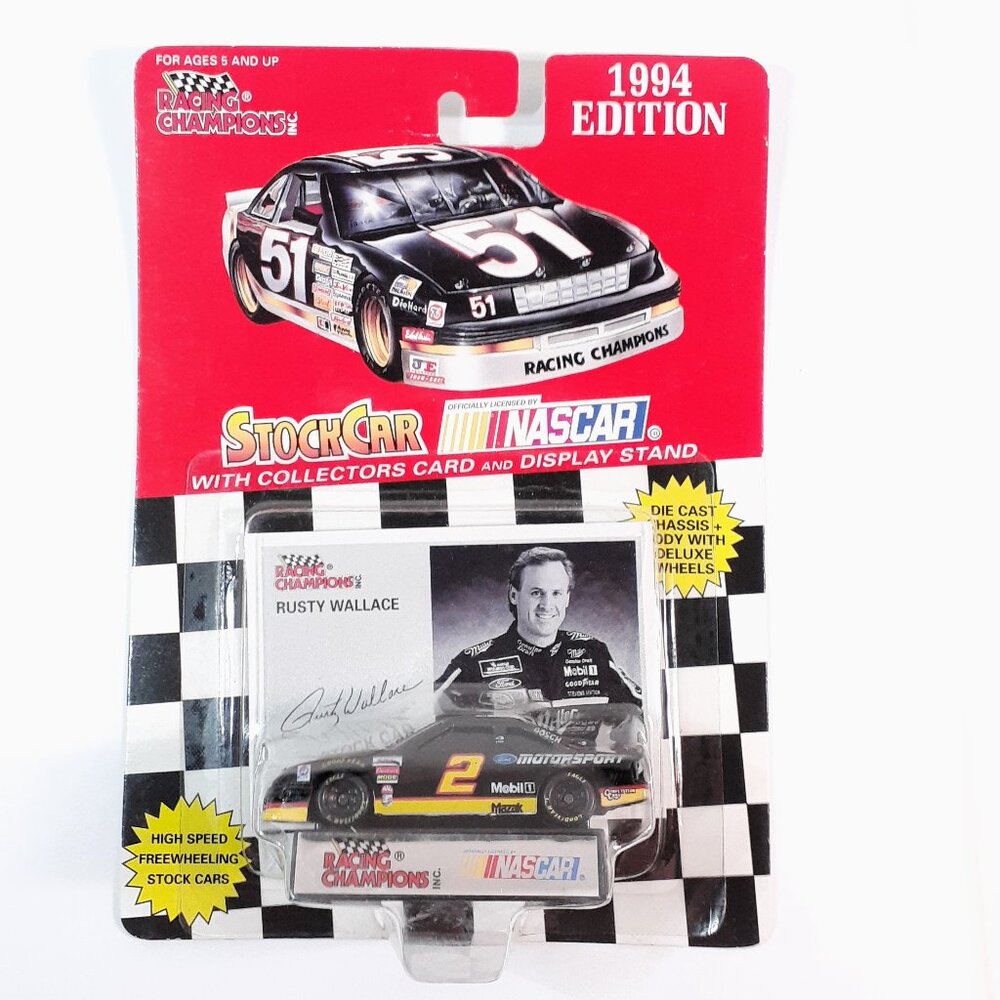 1994 EDITION RACING CHAMPIONS - RUSTY WALLACE #2- NASCAR - new-sealed